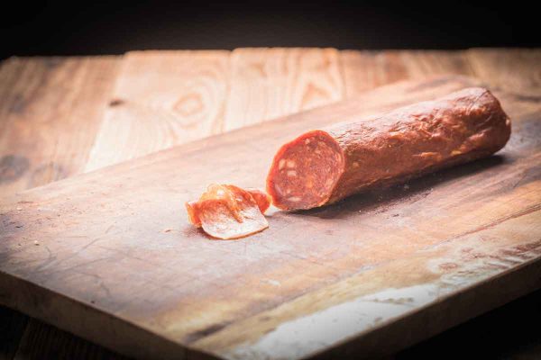 Gesneden chorizo