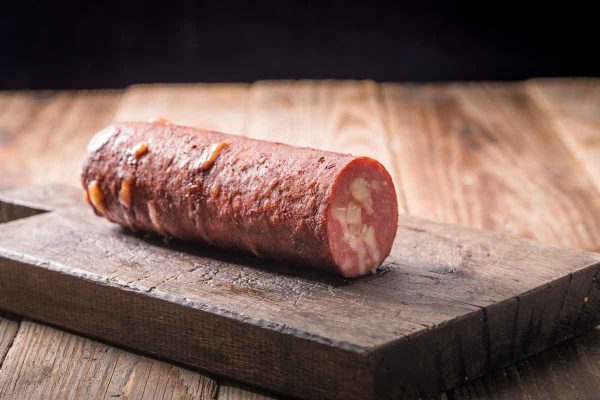 Grillworst met kaas (stukje)