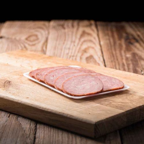 Grillworst naturel gesneden