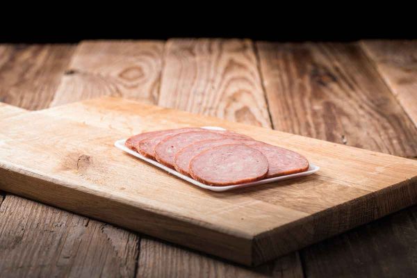 Grillworst naturel gesneden