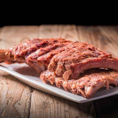 Gebraden spareribs